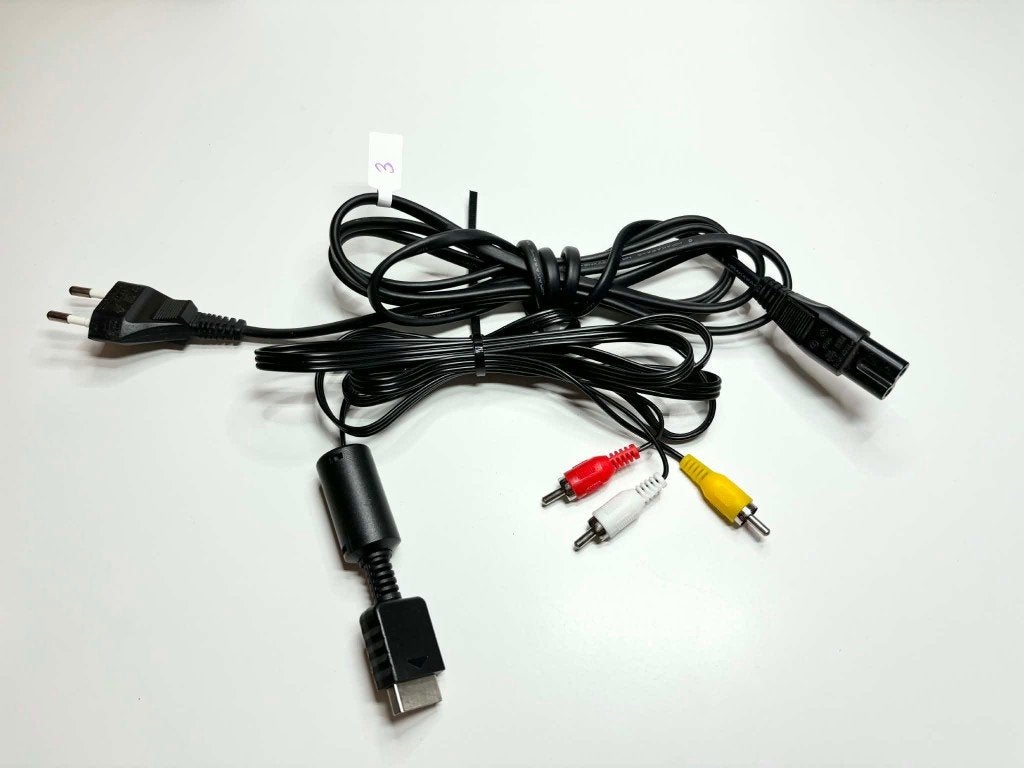 AV Kabel/Stroomkabel voor Playstation PS1 PS2, Ophalen of Verzenden, Gebruikt, Voeding, Oplader of Kabel, PlayStation 2