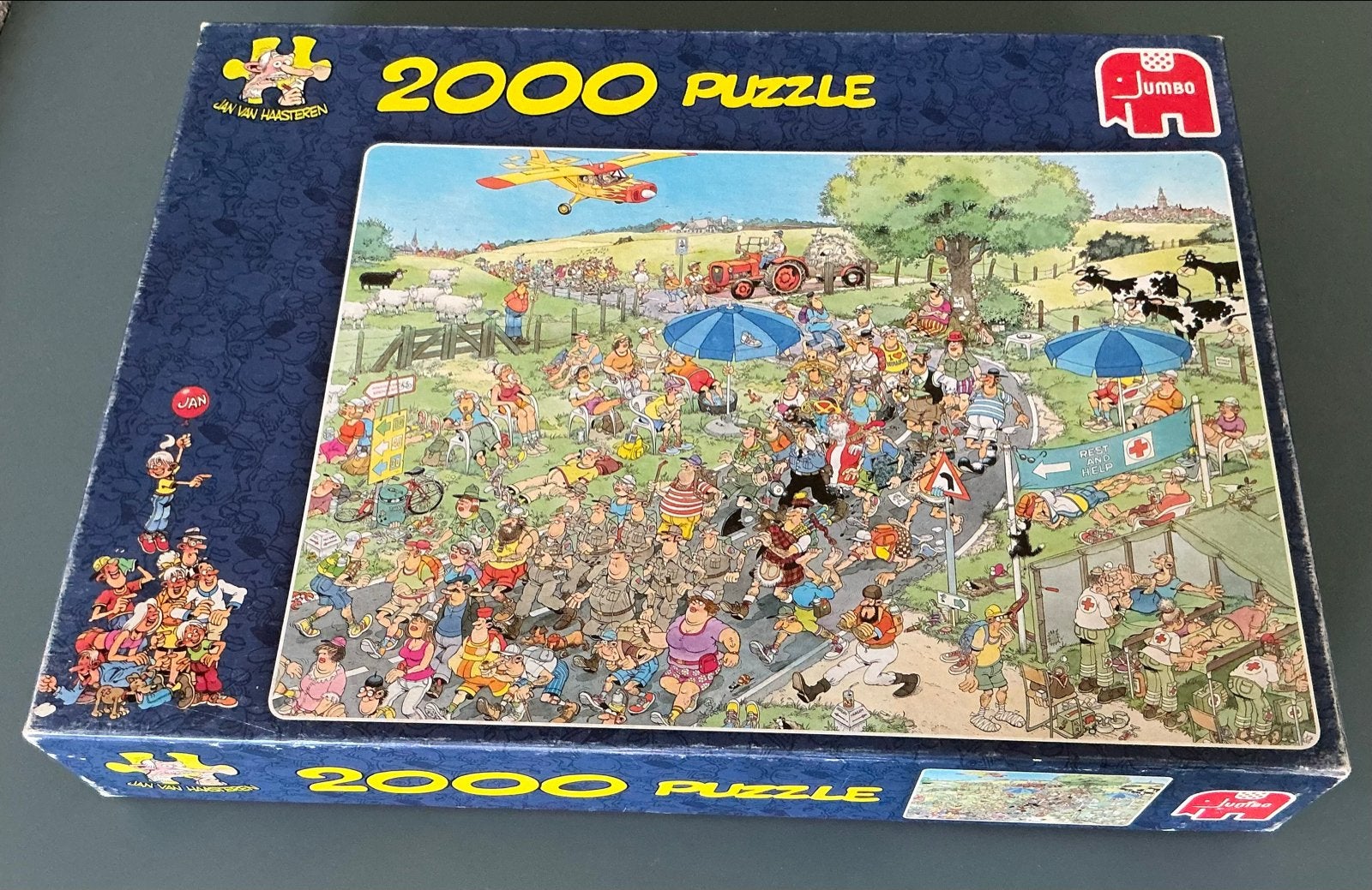 Jan van Haasteren De Mars 2000 stukjes legpuzzel, Ophalen, Meer dan 1500 stukjes, Zo goed als nieuw, Legpuzzel