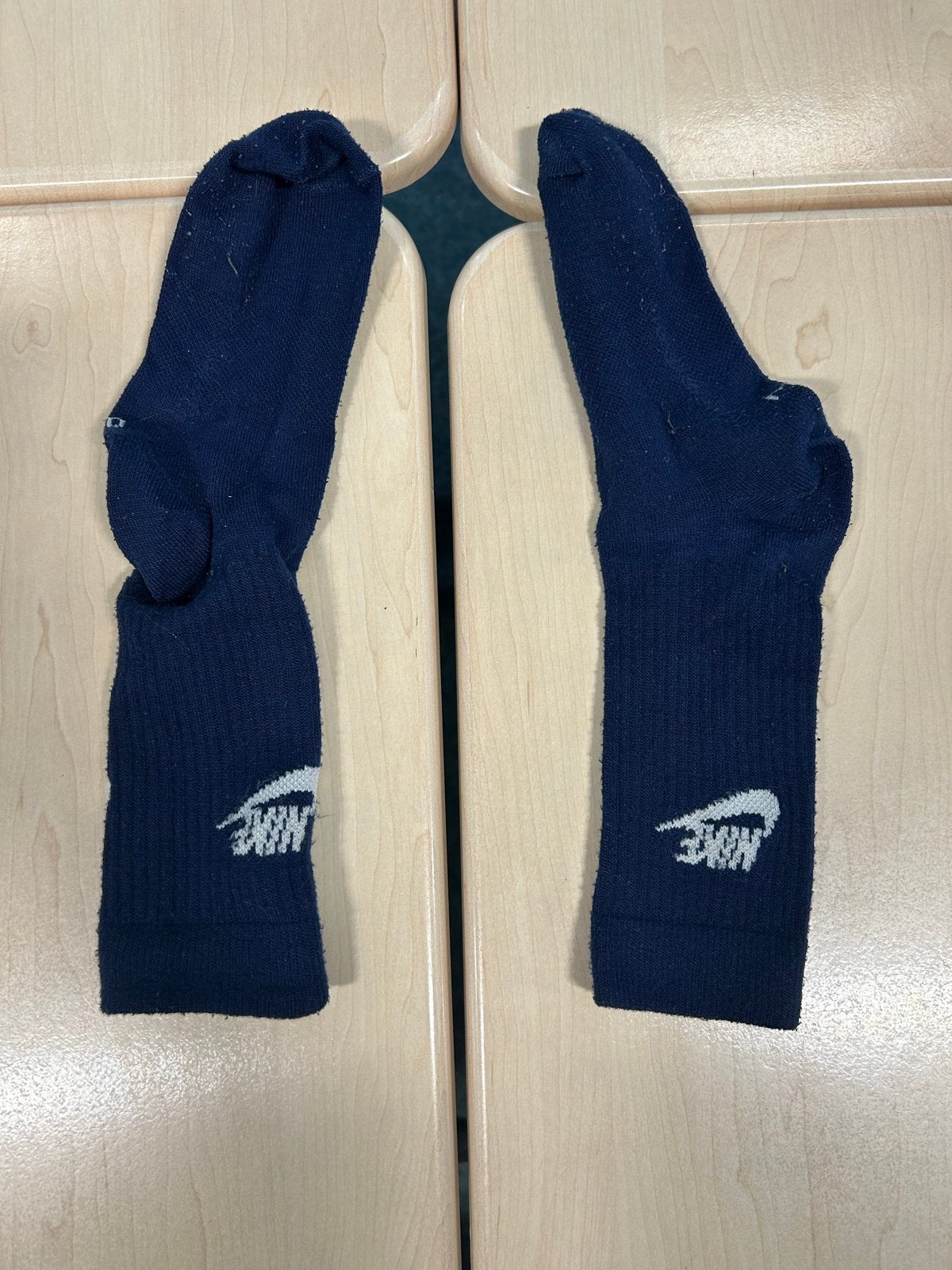 Nike sokken - Donkerblauw - Gedragen, Blauw, Maat 39 t/m 42, Gedragen, Ophalen