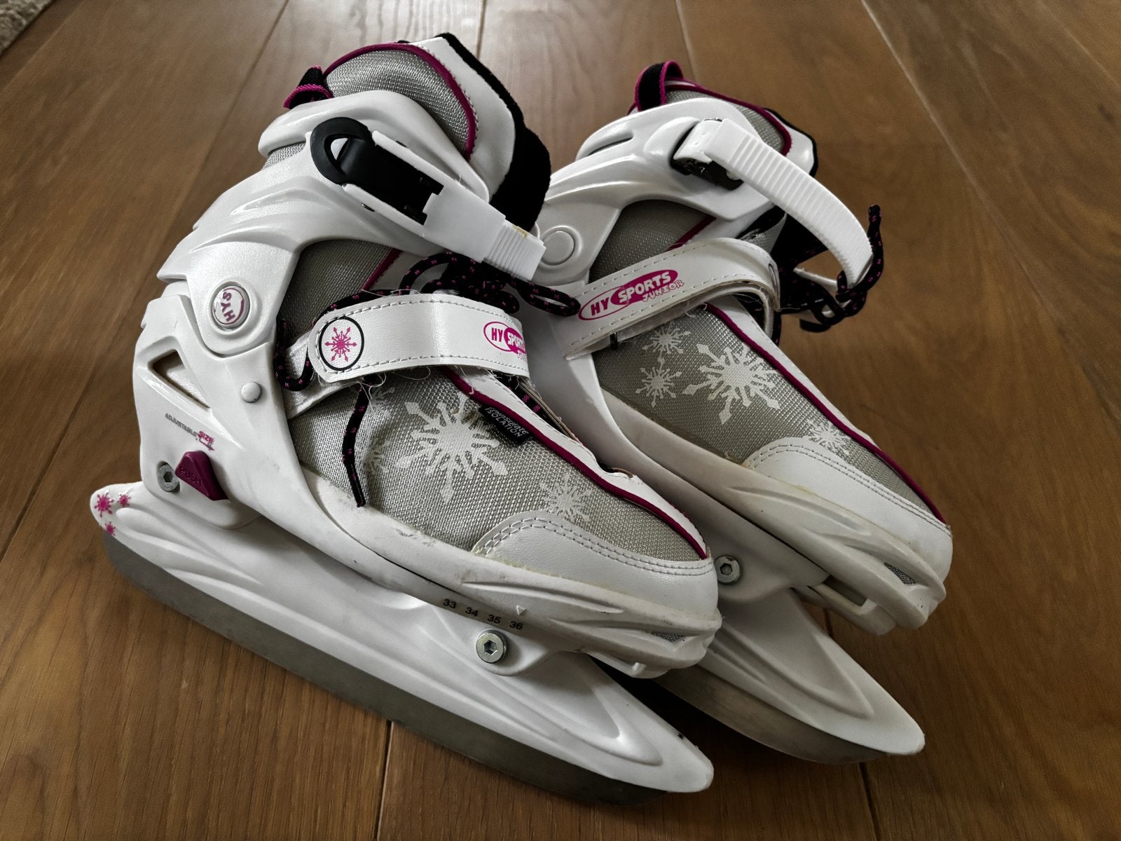 Verstelbare schaatsen maat 33-36 - HY Sports Junior, Ophalen of Verzenden, Zo goed als nieuw, IJshockeyschaatsen, Overige merken