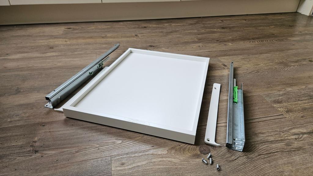 IKEA KOMPLEMENT Lade - uittrekbare plank 50x58 cm Wit, Ophalen of Verzenden, Zo goed als nieuw