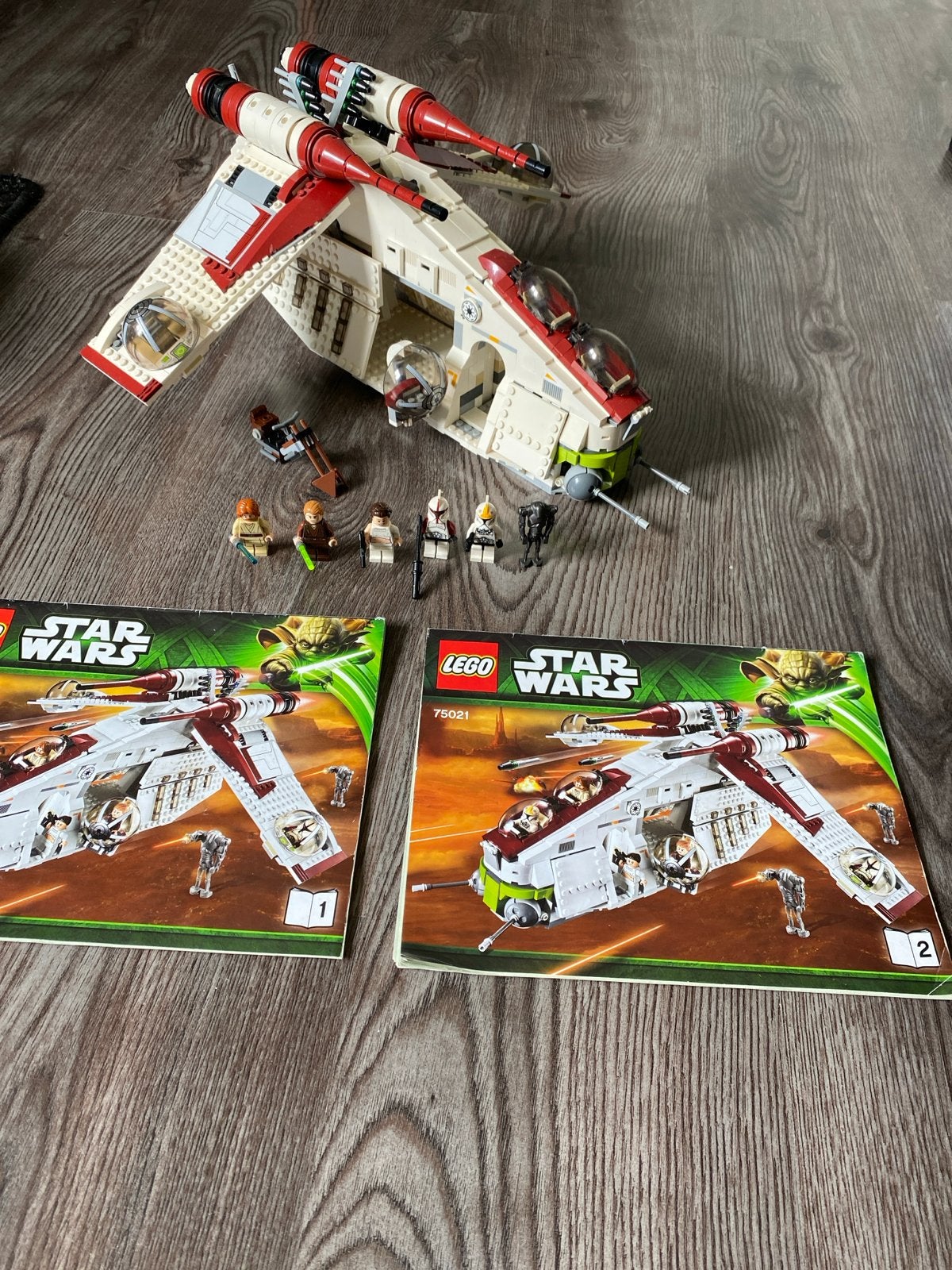 Lego Star Wars Republic Gunship 75021 met minifiguren, Kinderen en Baby's, Speelgoed | Duplo en Lego, Gebruikt, Star Wars, Lego
