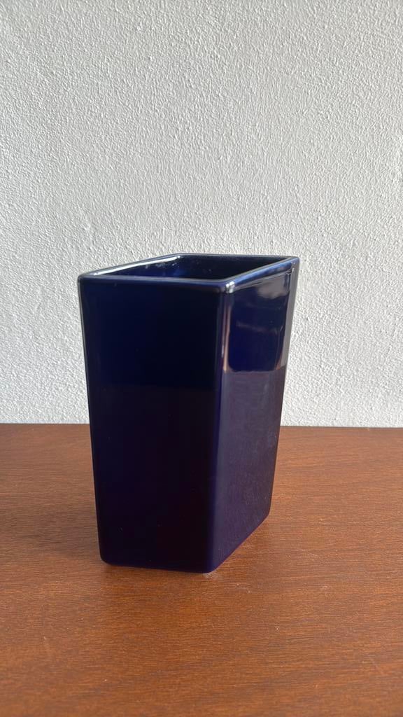 Iittal Ruutu vaas keramiek 17cm, Ophalen of Verzenden