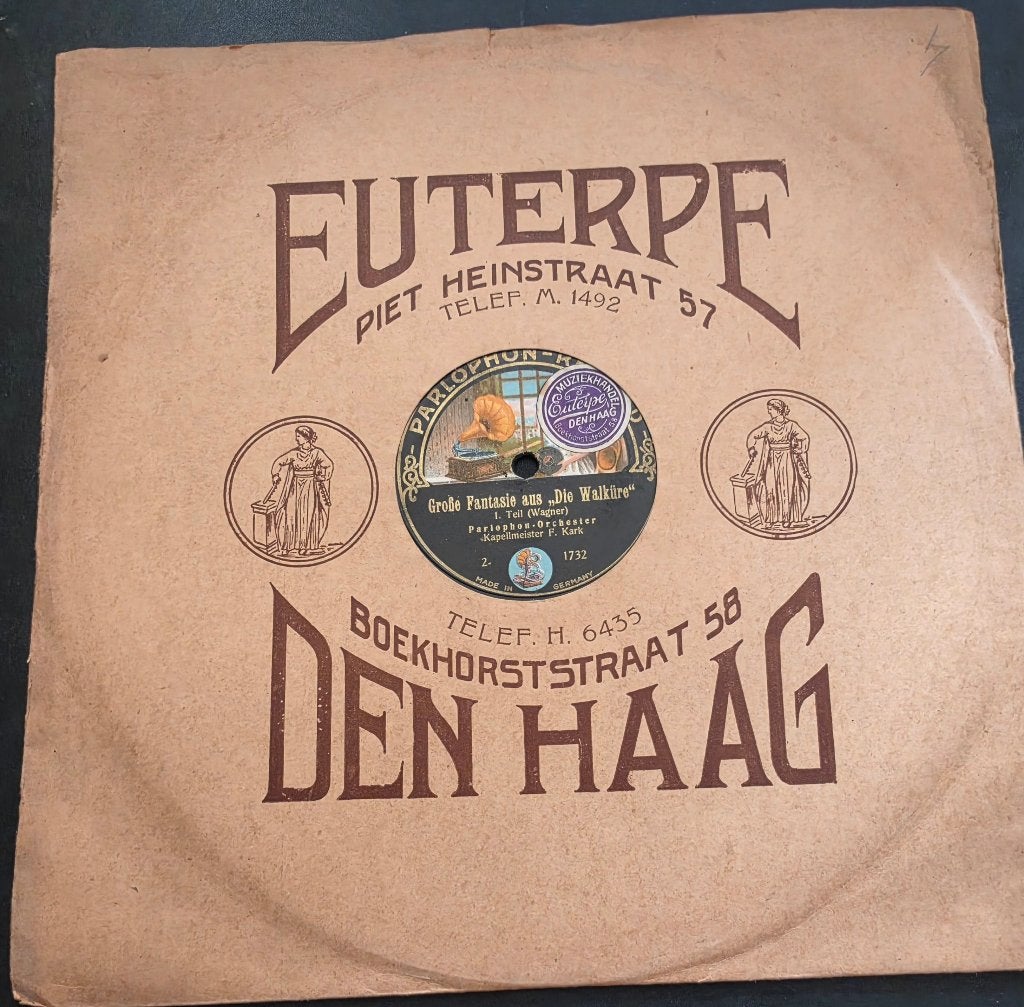Die Walküre - Wagner - Vintage Parlophone schellakplaat, Ophalen, LP, Gebruikt, Overige componisten