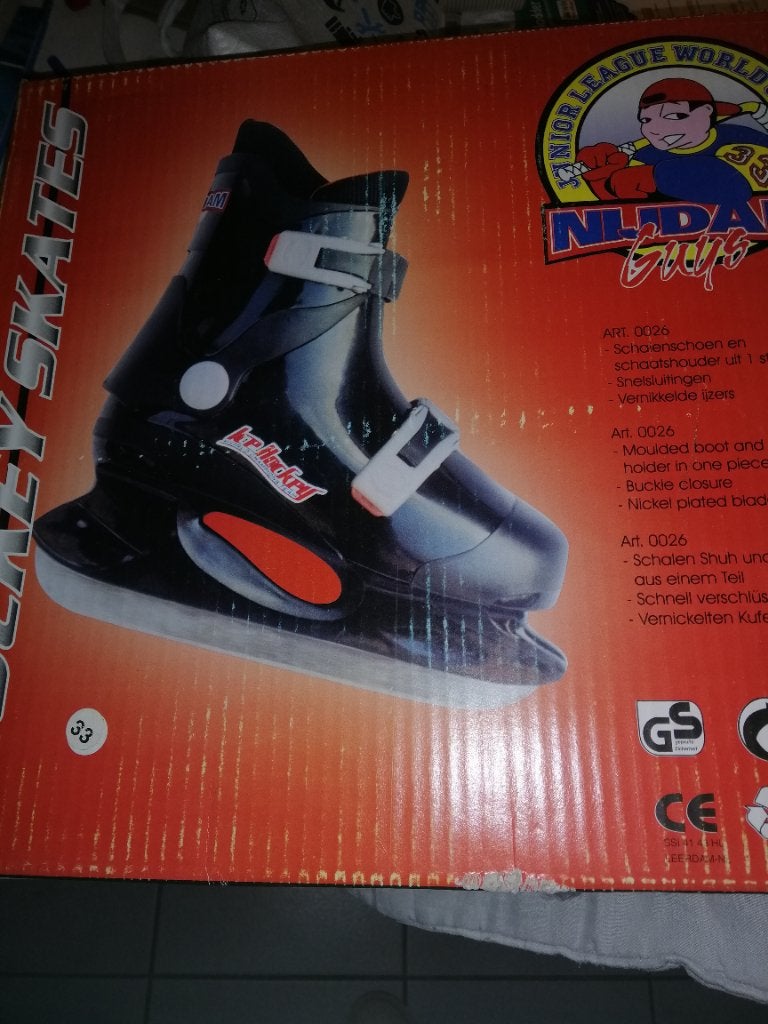 ijsHockey schaatsen maat 33 Nijdam, Ophalen, Zo goed als nieuw, IJshockeyschaatsen, Nijdam