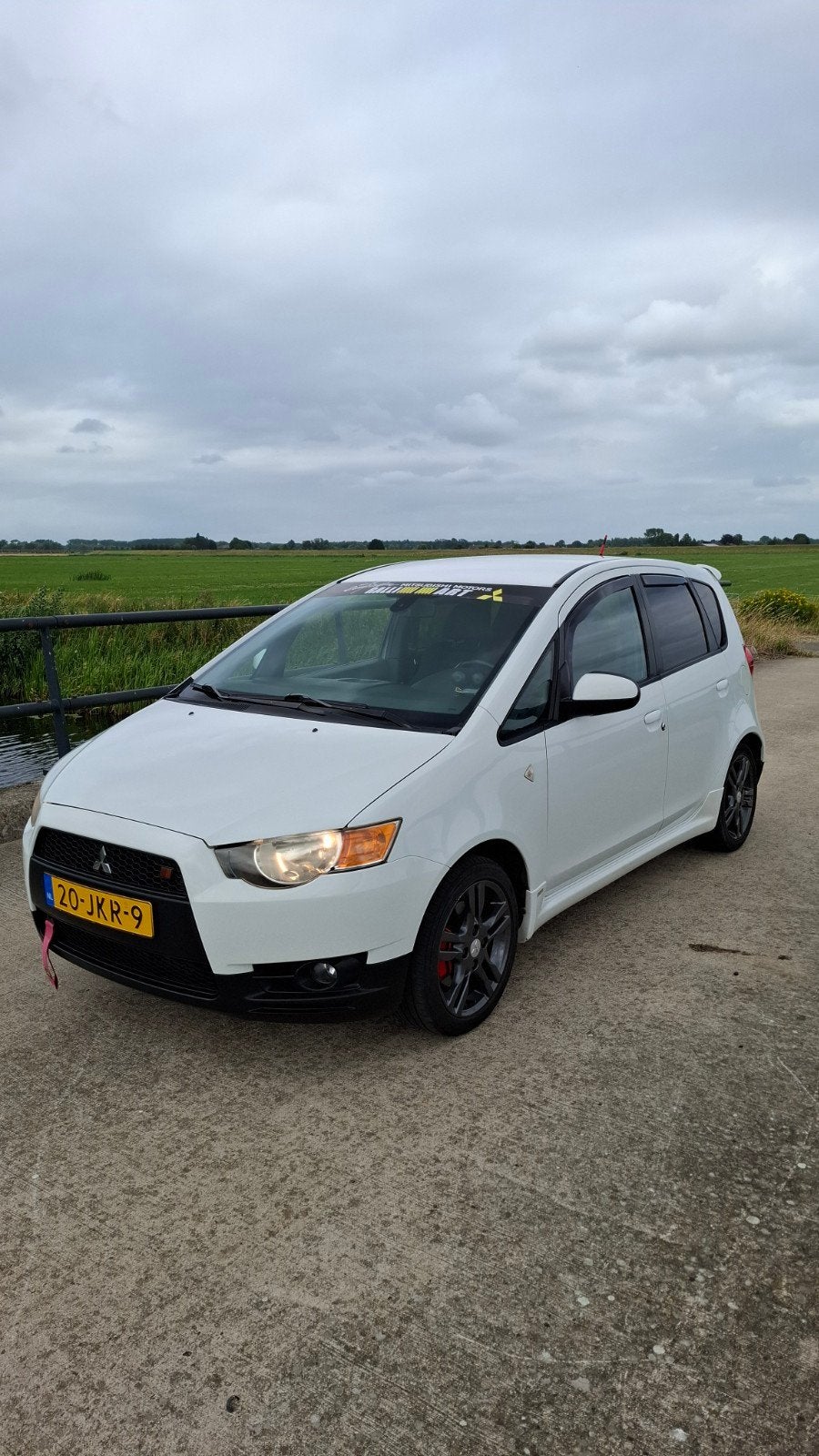 Mitsubishi Colt 1.5 turbo 5-DR Ralliart 2009 Wit, Voorwielaandrijving, 15 km/l, 4 cilinders, Origineel Nederlands