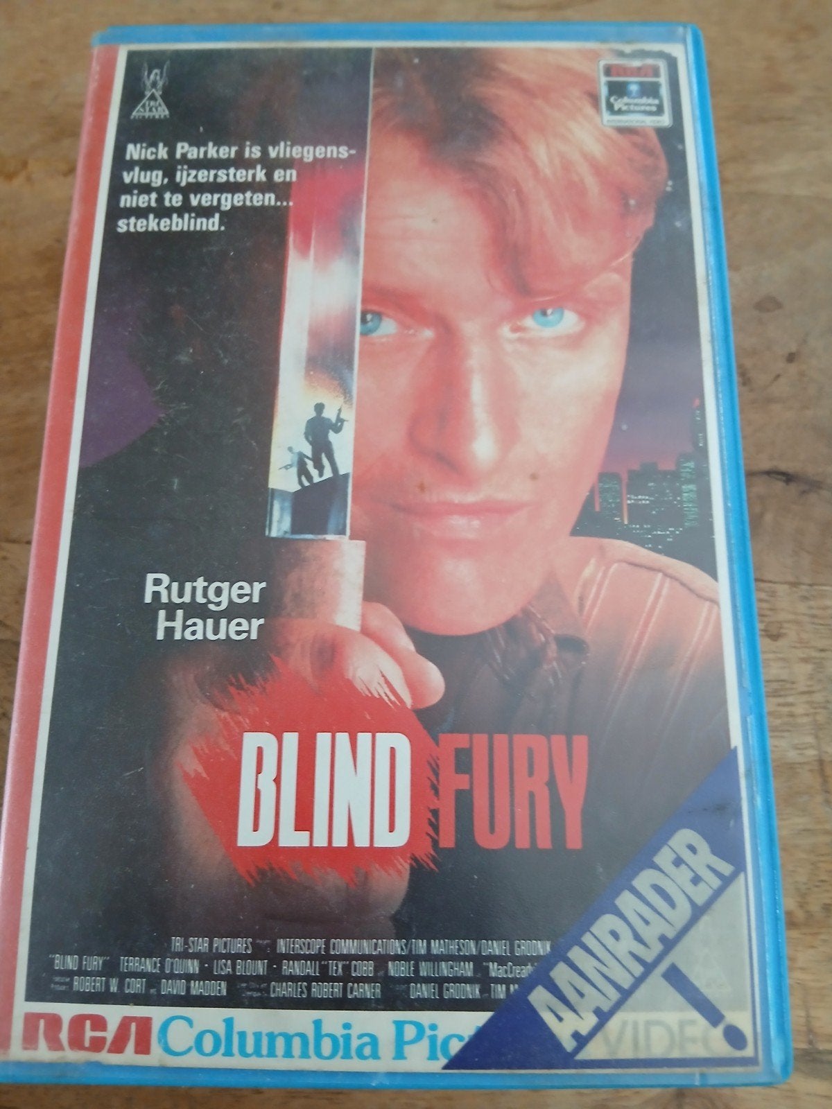 BLIND FURY * VHS * EX VIDEOTHEEK *, Ophalen of Verzenden