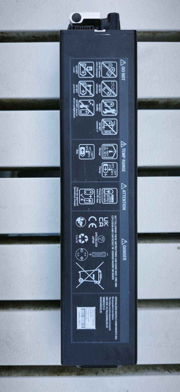 Specialized accu 530Wh voor Turbo Vado/Como/Tero, Zo goed als nieuw