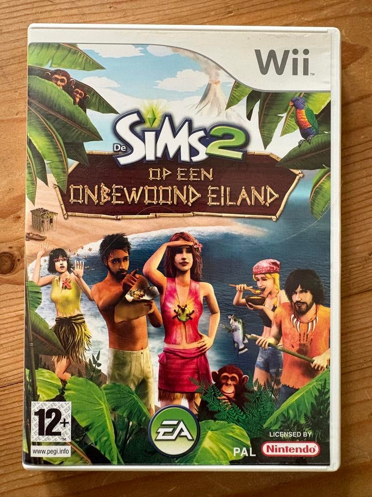 De Sims 2 Op Een Onbewoond Eiland - Wii Game, Gebruikt, 1 speler, Ophalen of Verzenden, Vanaf 12 jaar