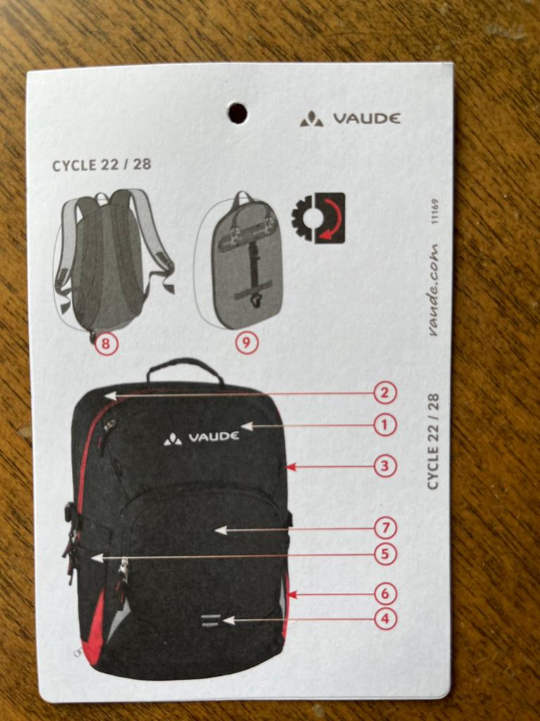 2x Vaude Cycle 22 fietstassen vrijwel nieuw, Ophalen, Zo goed als nieuw