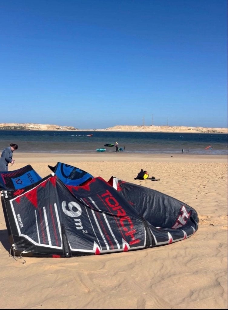 Kites // Naish Torch 9m & 12m + bar, Ophalen, 9 m², Geen board, Zo goed als nieuw