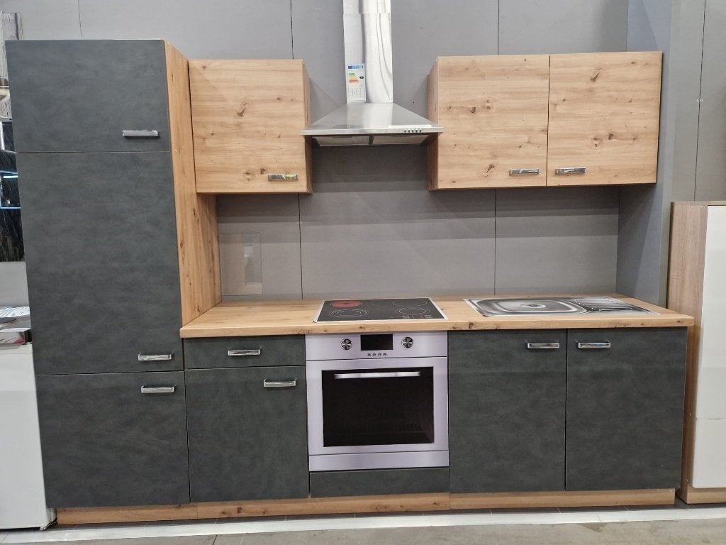 keuken 270 cm nieuw beste deal beste prijs nieuw actie nieuw, Overige materialen, Nieuw, Enkelwandige keuken, Ophalen of Verzenden