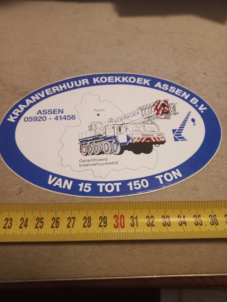 Kraanverhuur koekkoek assen bv, Ophalen of Verzenden, Zo goed als nieuw