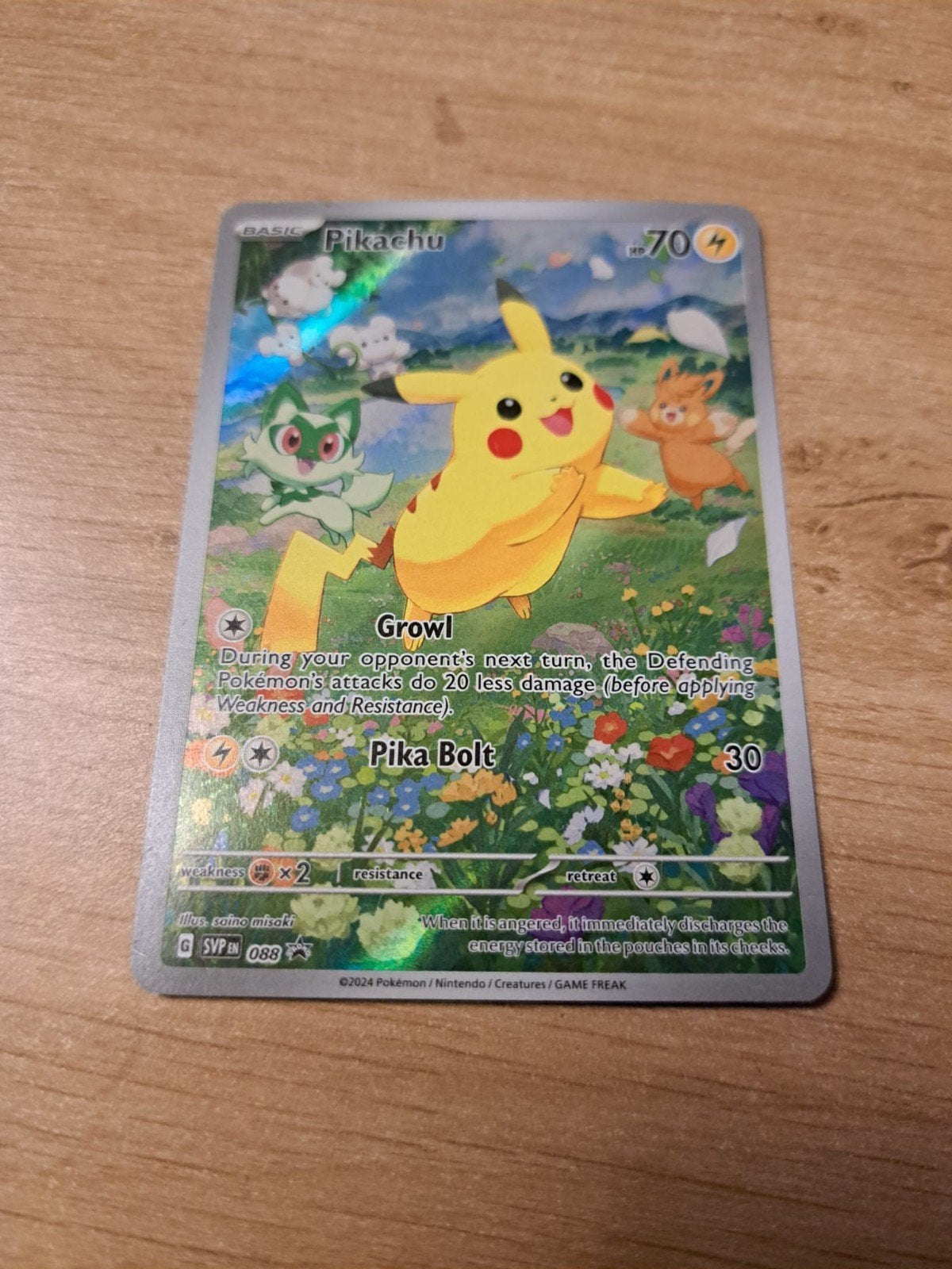 Pikachu svp 088 Black Star Promo kaart, Ophalen, Zo goed als nieuw