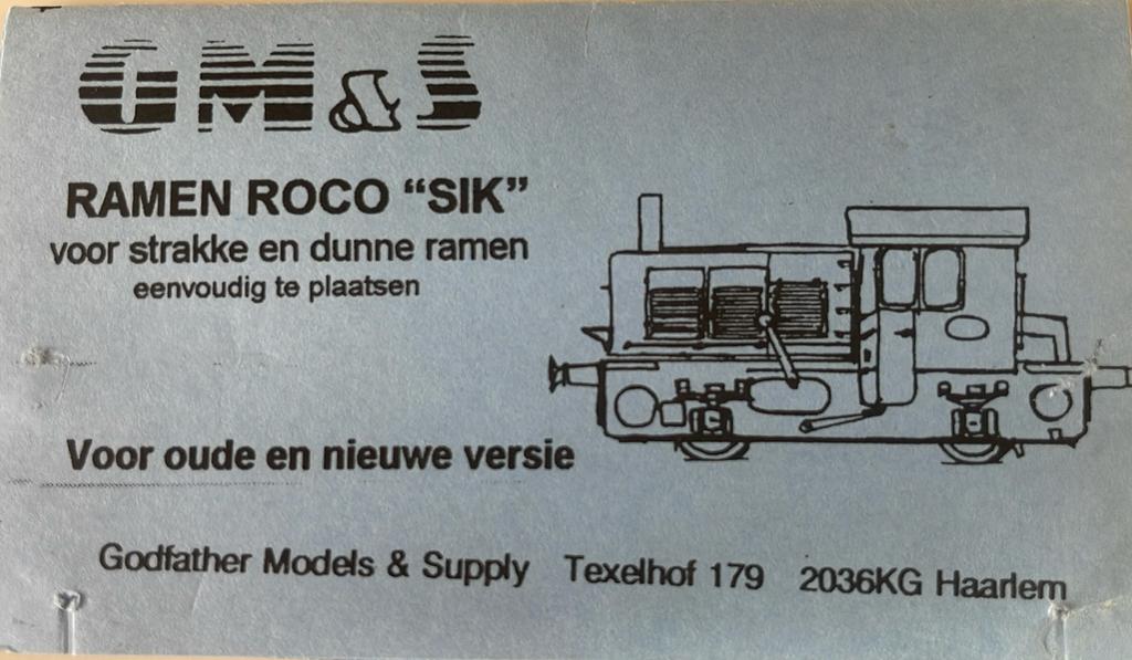 Roco SIK ramen, Hobby en Vrije tijd, Modeltreinen | H0, Locomotief, Gelijkstroom of Wisselstroom, Nieuw, Ophalen of Verzenden