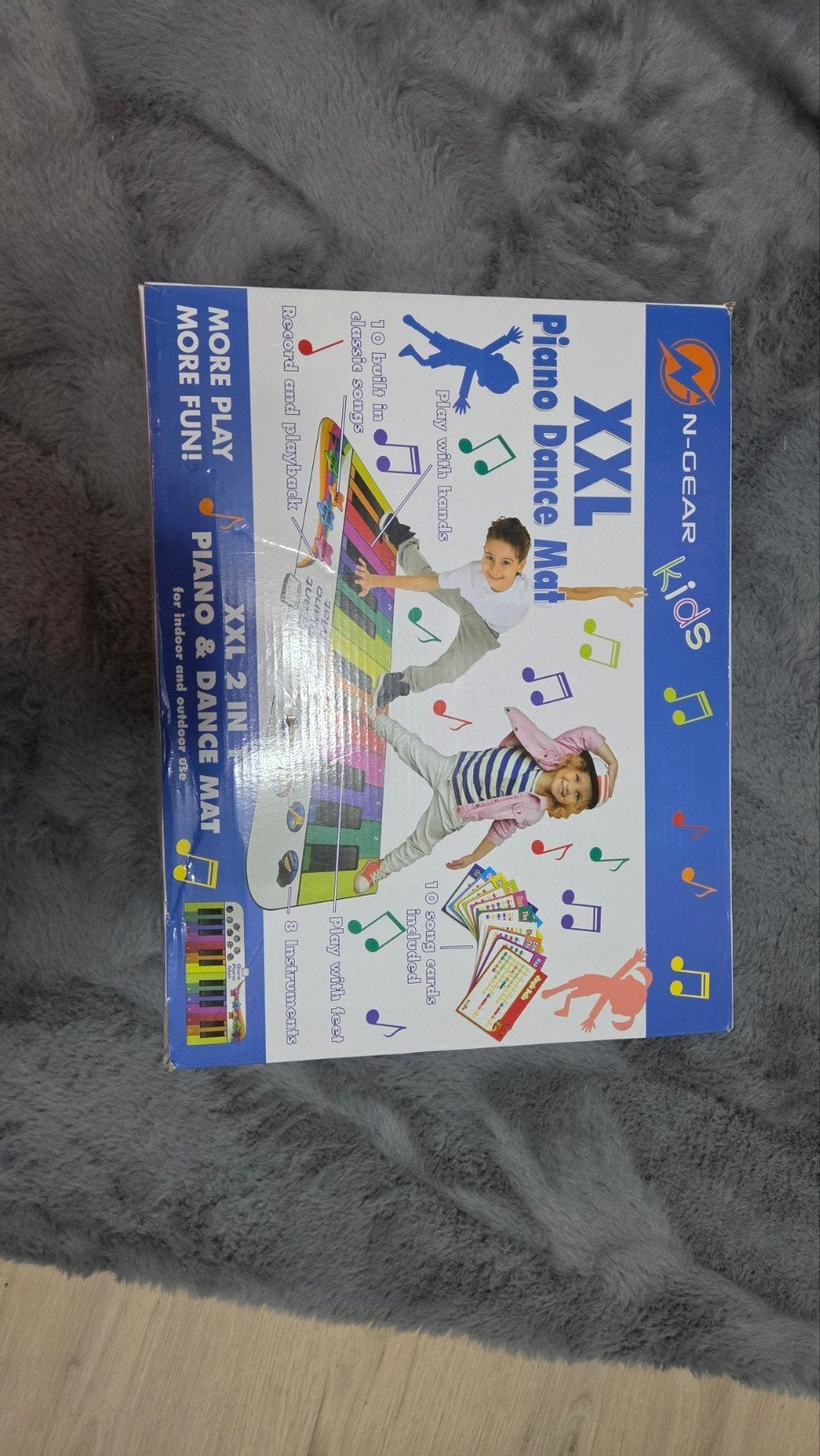 N-GEAR XXL 2-in-1 Piano & Dansmat voor kinderen, Ophalen, Zo goed als nieuw, Overige typen, Met geluid
