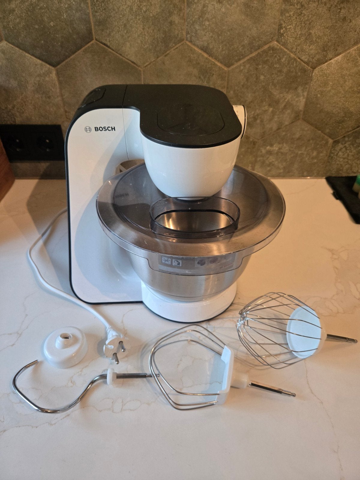Bosch MUM5 Kneedmachine - Krachtig en Veelzijdig, Ophalen of Verzenden, Zo goed als nieuw, Vaatwasserbestendig, 3 snelheden of meer