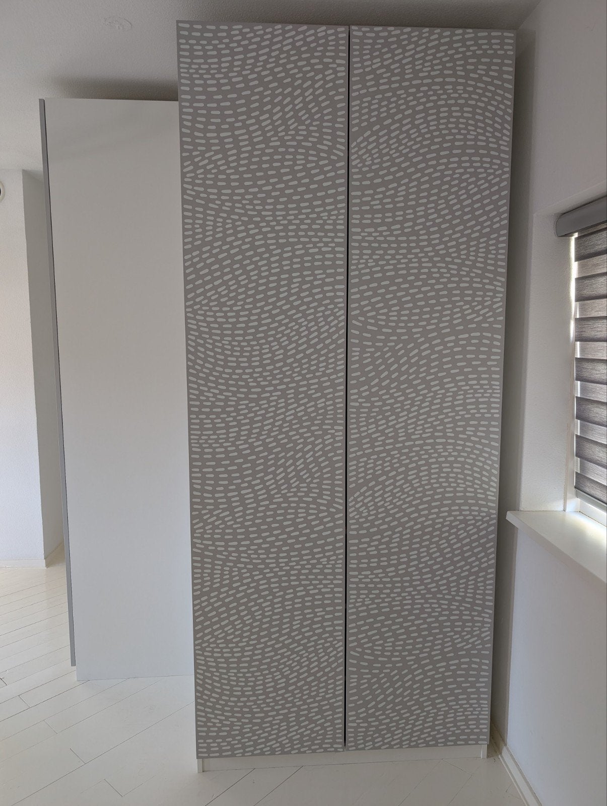 IKEA PAX/MISTUDDEN Wardrobe 200x60x236cm - White/Grey, Ophalen