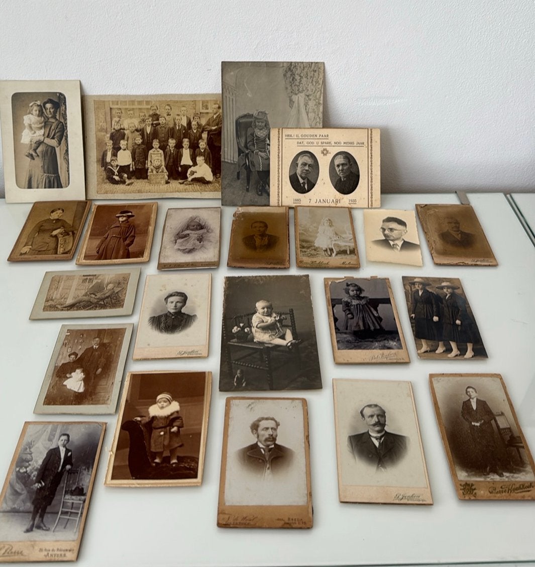 Antieke foto’s 22 stuks, Ophalen of Verzenden