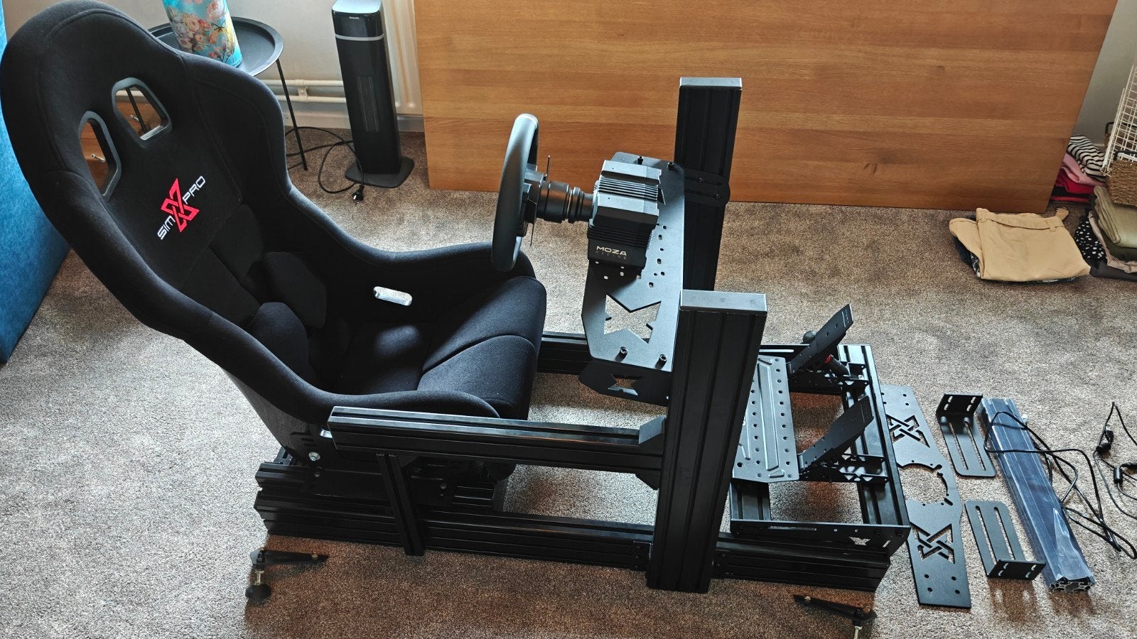 simrace rig + moza r5, Ophalen, Overige merken, Gebruikt