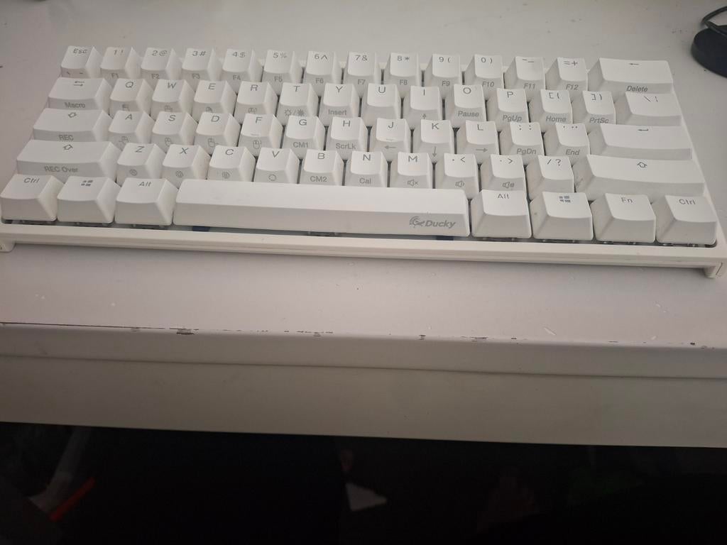 Ducky One 2 Mini Mechanisch Toetsenbord Wit., Ophalen, Gaming toetsenbord, Zo goed als nieuw, Qwerty