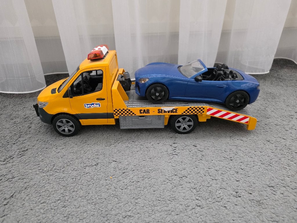Bruder speelgoed bergingswagen takelwagen, Ophalen, Zo goed als nieuw
