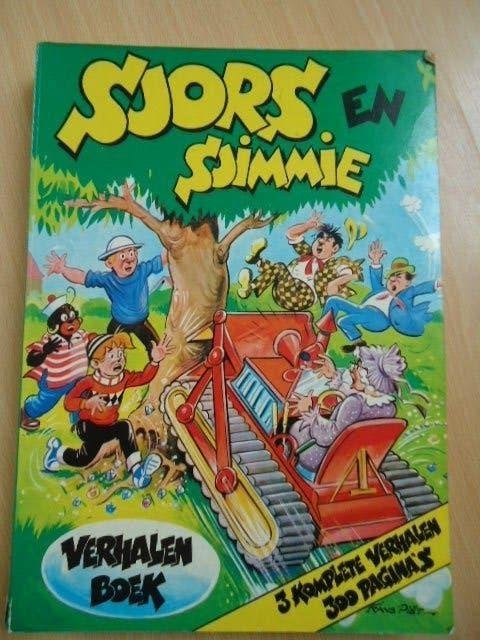 Sjors en Sjimmie verhalen boek, 3 complete stripverhalen, Boeken, Stripboeken, Gelezen, Eén stripboek, Ophalen of Verzenden