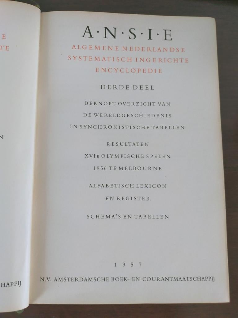 A.N.S.I.E. Encyclopedie, Gelezen, Complete serie, N.V. Amsterdamse Boek- en Courantmaatschappij, Ophalen of Verzenden