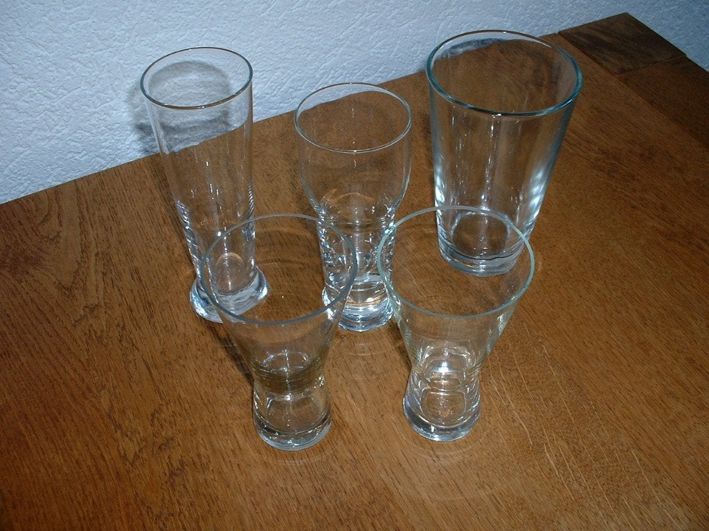 Glazen vazen, Ophalen, Zo goed als nieuw, Glas