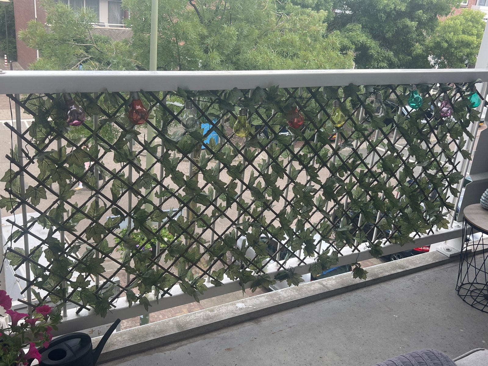 Kunsthaag met bladeren voor balkon of tuin, Vaste plant, Bloeit niet, Volledige schaduw, Ophalen
