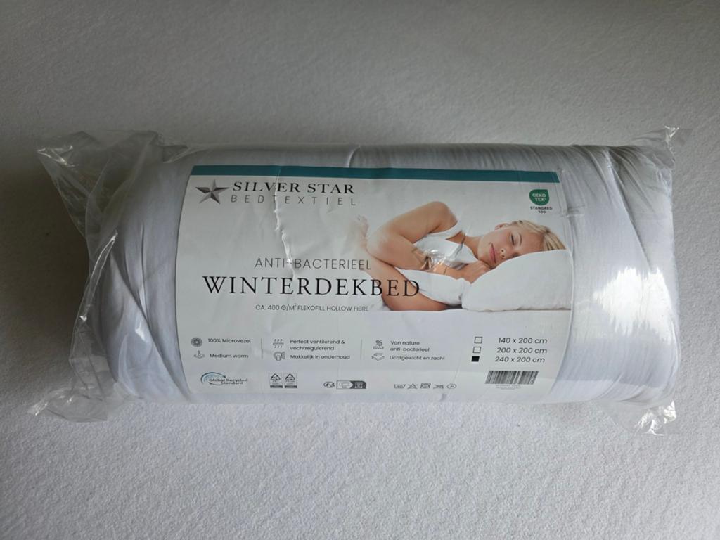 Silver Star Bedtextiel Anti-bacterieel Winterdekbed, Wit, Ophalen of Verzenden, Deken of Dekbed, Nieuw