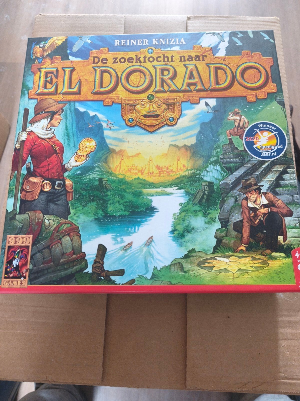 De Zoektocht naar El Dorado bordspel, Hobby en Vrije tijd, Gezelschapsspellen | Bordspellen, Een of twee spelers, Ophalen of Verzenden