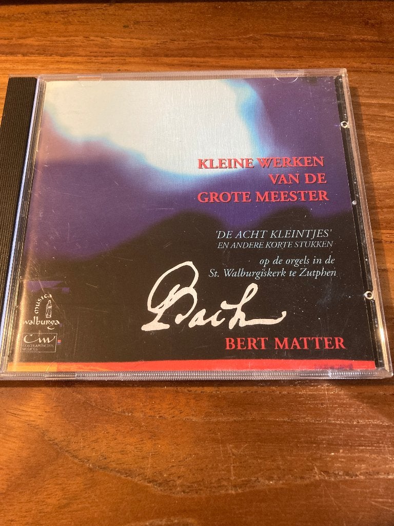 J.S. Bach Kleine Orgelwerken - Bert Matter (Orgel), Verzenden, Overige typen, Zo goed als nieuw, Classicisme