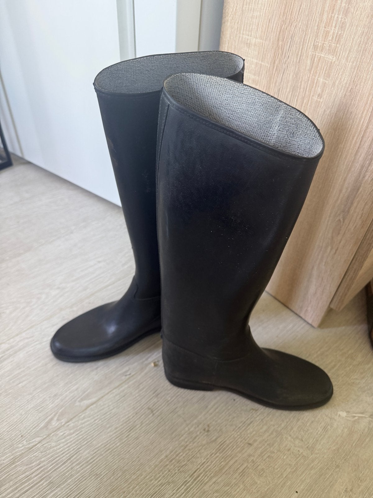 Paardrijlaarzen met laarzenknecht, Ophalen, Gebruikt, Dressuur, Dames