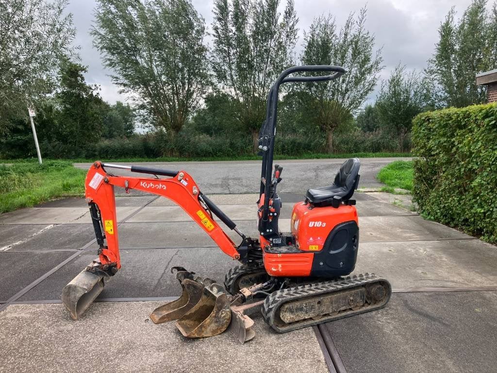 Kubota U10-3 minigraver | 1065 uur | Bakkenset (bj 2019), Graafmachine