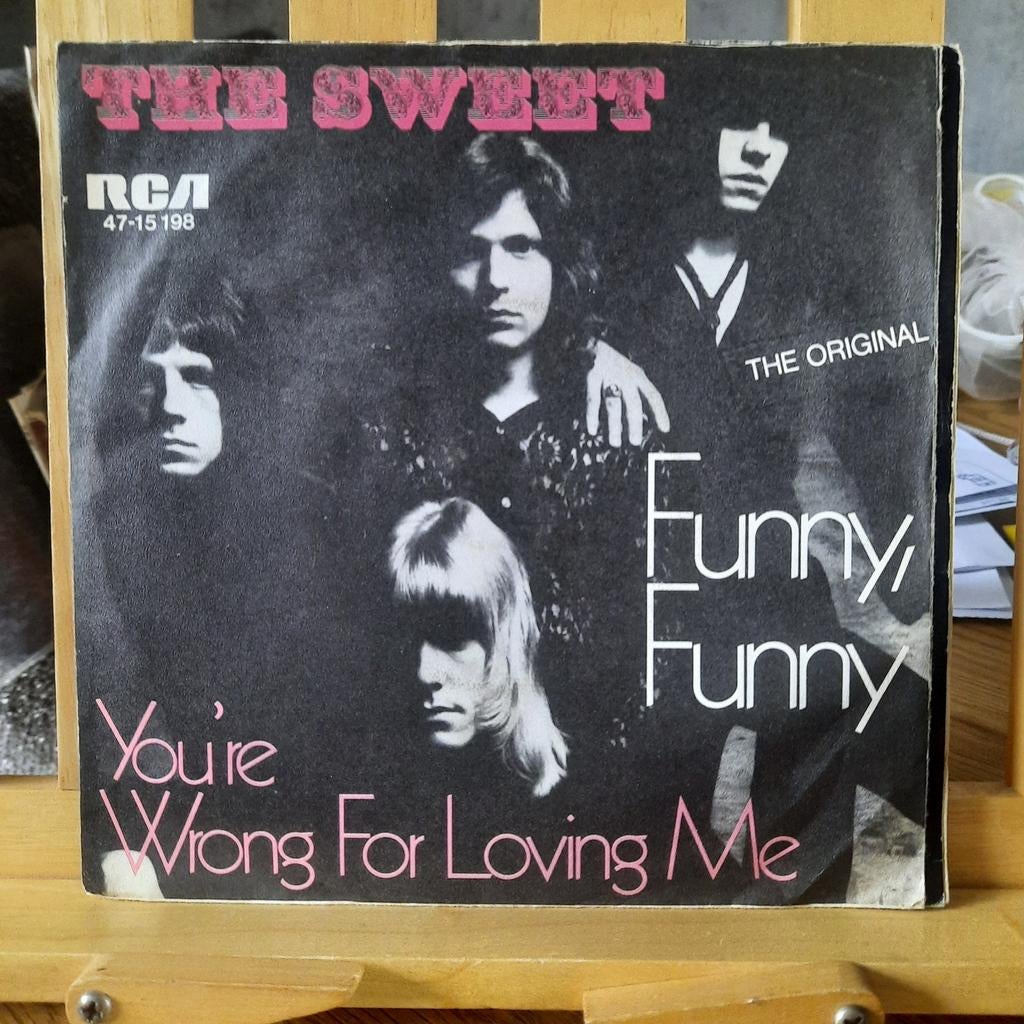 Single: the sweet - funny funny, Cd's en Dvd's, Vinyl Singles, Ophalen of Verzenden, Pop