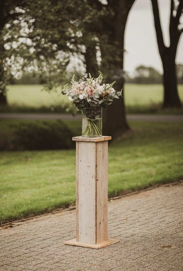 Zuilen pilaren 2x (te huur), Hobby en Vrije tijd, Feestartikelen | Verhuur, Ophalen, Zo goed als nieuw, Geboorte of Huwelijk