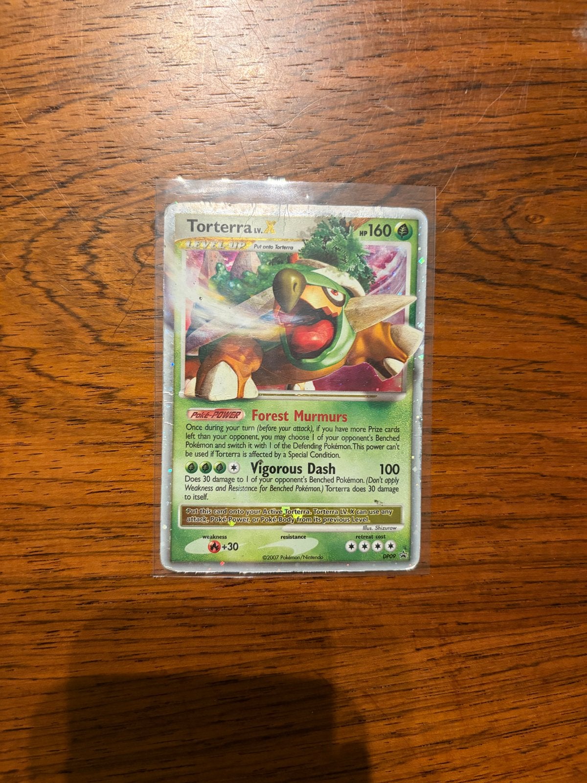 Torterra LV.X DP09 Pokémon Kaart - Forest Murmurs, Ophalen of Verzenden, Gebruikt, Losse kaart