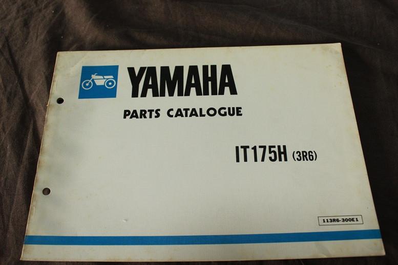 Yamaha IT175 H 1980/1981 motorcycle parts catalogue IT175H, Ophalen of Verzenden, Yamaha