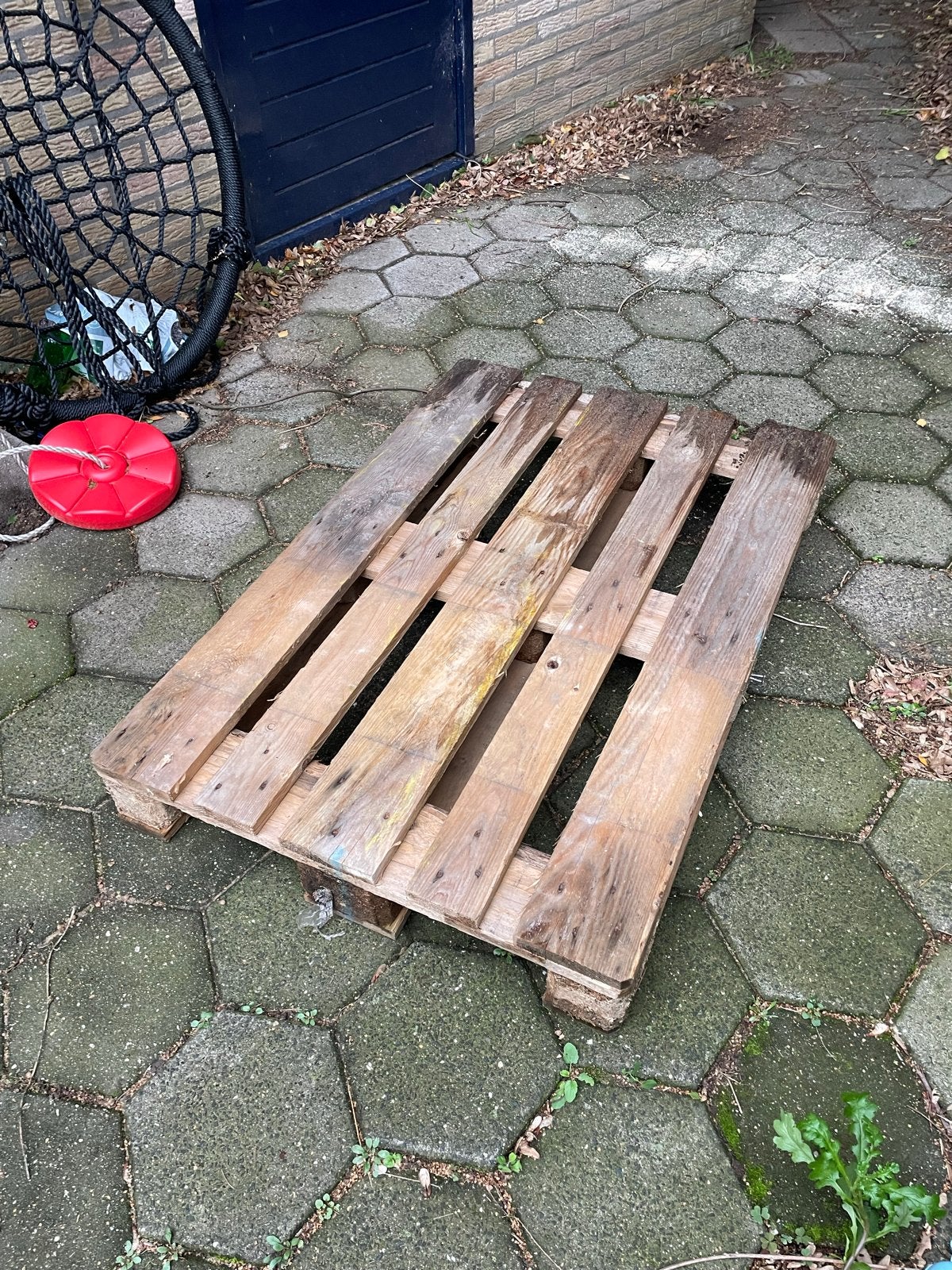 Europallet 80x120 gratis af te halen, Ophalen, Gebruikt, 50 mm of meer, Pallet