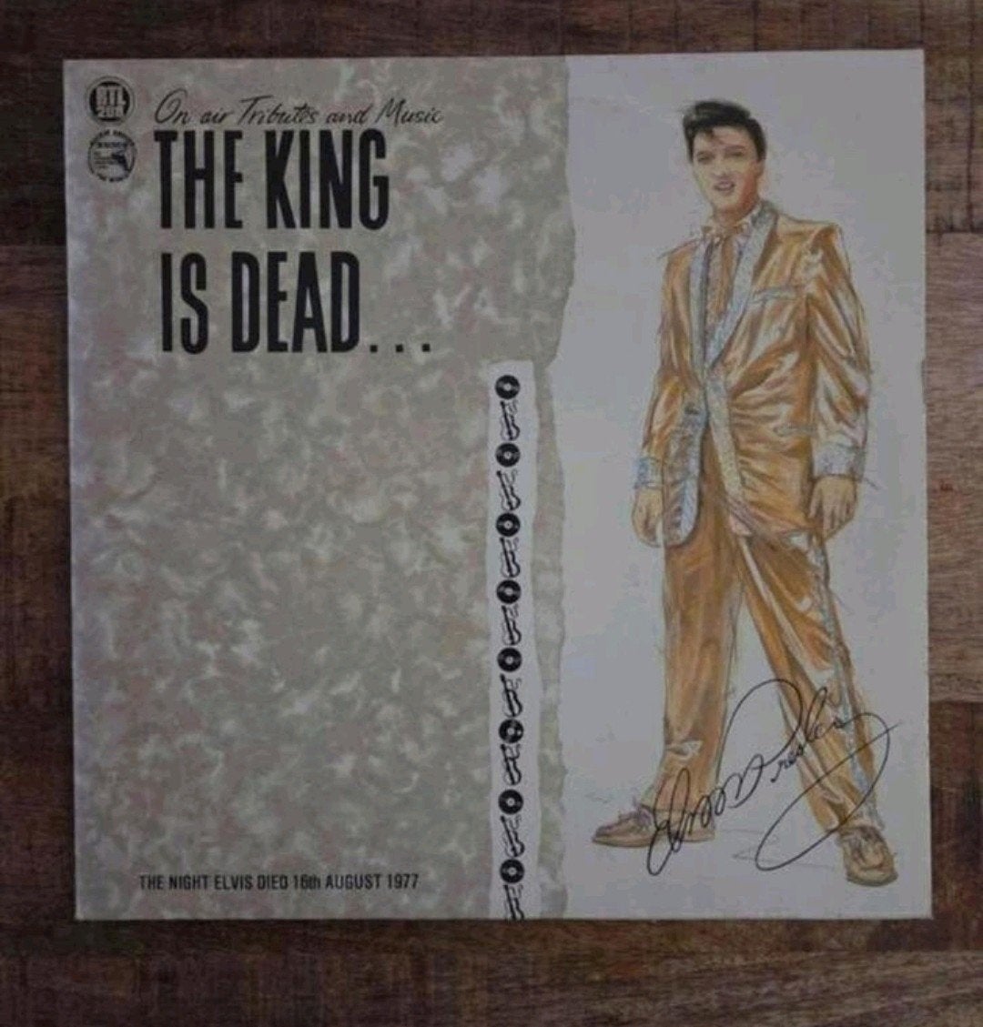 Lp Elvis Presley the king is dead, Ophalen of Verzenden