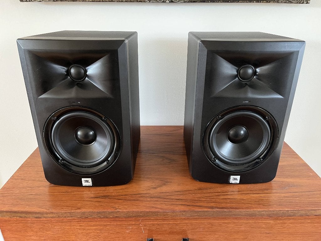JBL - 305 LSR MK1, Stereo speakers, Gebruikt, JBL, Ophalen of Verzenden