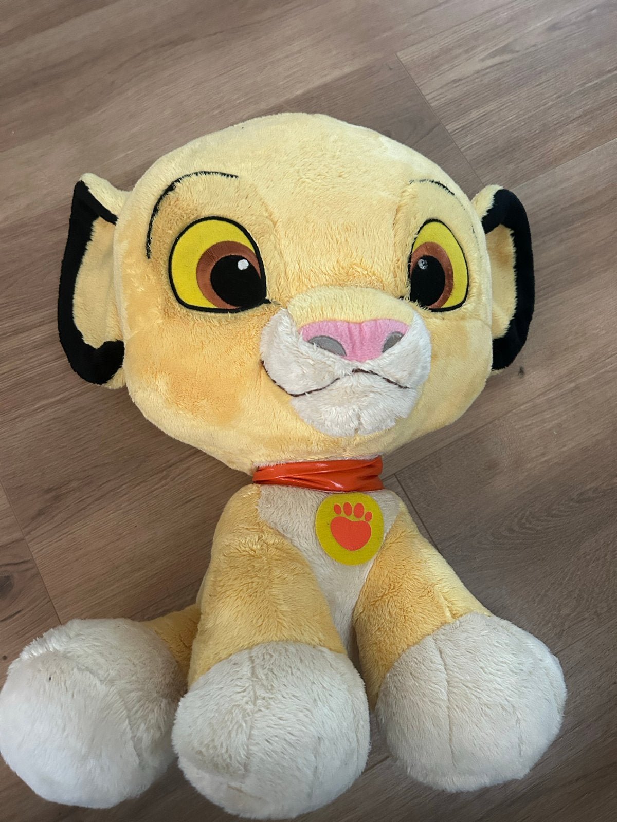 Grote Simba Knuffel - Disney Leeuwenkoning, Ophalen, Disney, Geel, Zo goed als nieuw