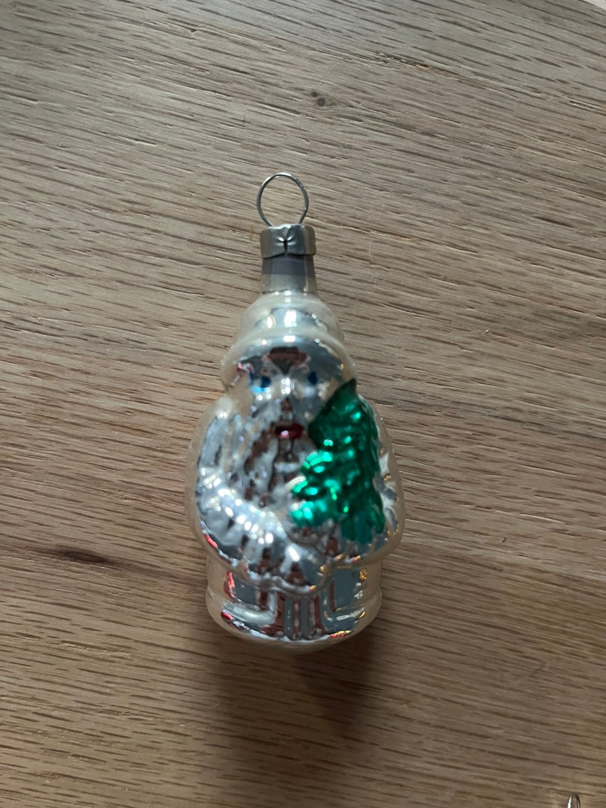 oude kerstbal kerstman, Diversen, Ophalen of Verzenden, Zo goed als nieuw