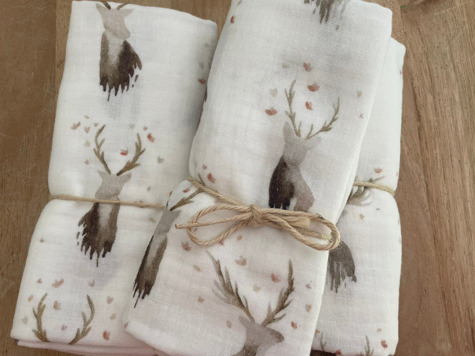 Hydrofiele doeken rendier 3x, Info@handmade-for-you.nl, 7908RH 18, Handmade-for-you, Nieuw