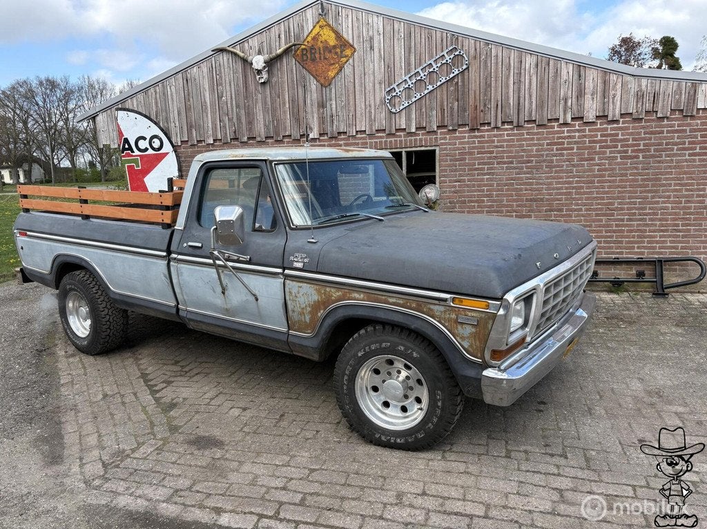 Ford USA F250 Pick up ranger XLT bigblock 460 7,5 ltr v8 LPG, Achterwielaandrijving, Gebruikt, 8 cilinders, Overige carrosserieën