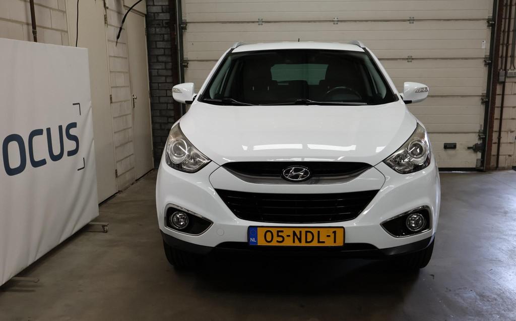 Hyundai ix35 2.0i Style 2e eigenaar NAP Leder Trekhaak Cruis, Auto's, Gebruikt, Handgeschakeld, SUV of Terreinwagen, IX35