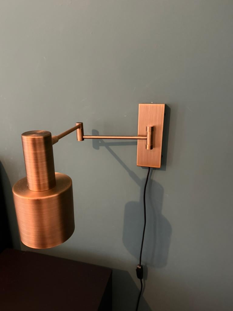 Karwei nodin wandlamp messing, Ophalen, Zo goed als nieuw