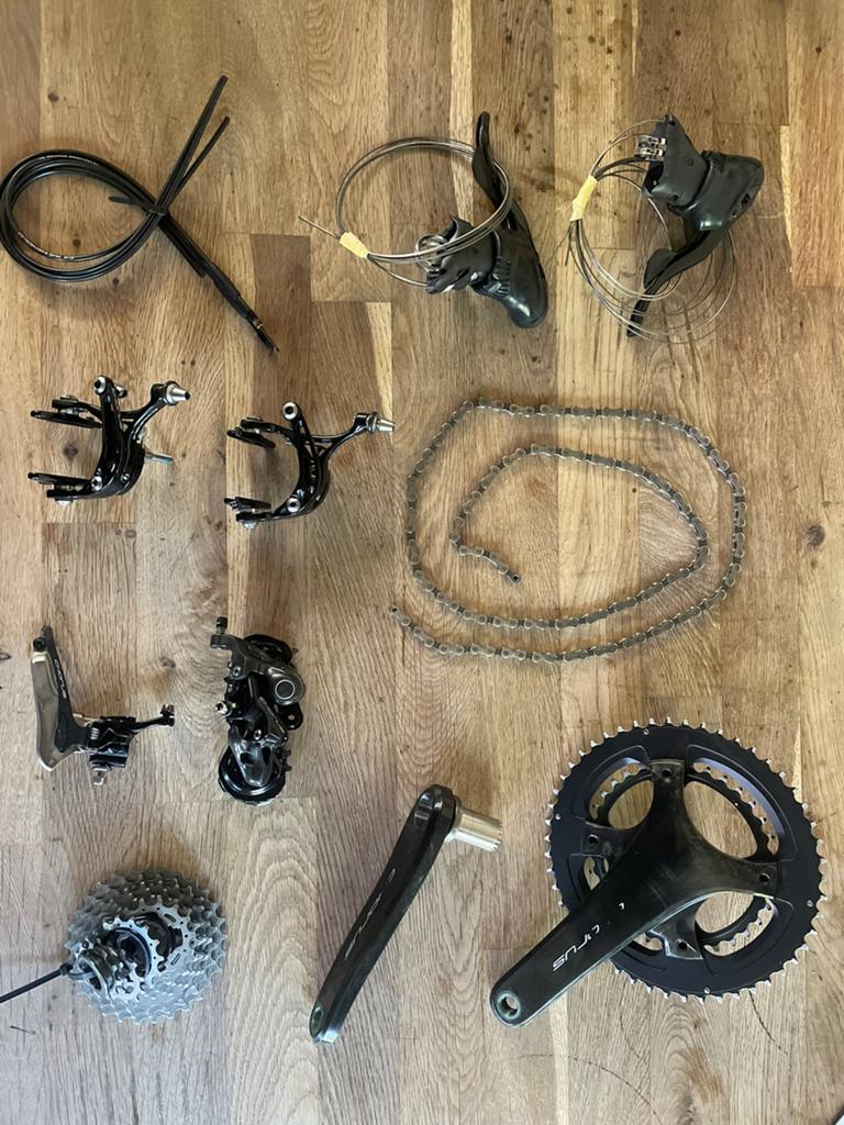 Complete Campagnolo Chorus 12 Speed Groepset, Ophalen, Gebruikt, Racefiets, Overige typen