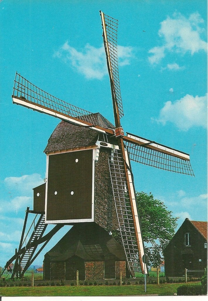 Oude ansichtkaart Stramproy 'St. Jansmolen' (Gelopen), Verzamelen, Ophalen of Verzenden, 1980 tot heden, Gelopen, Limburg